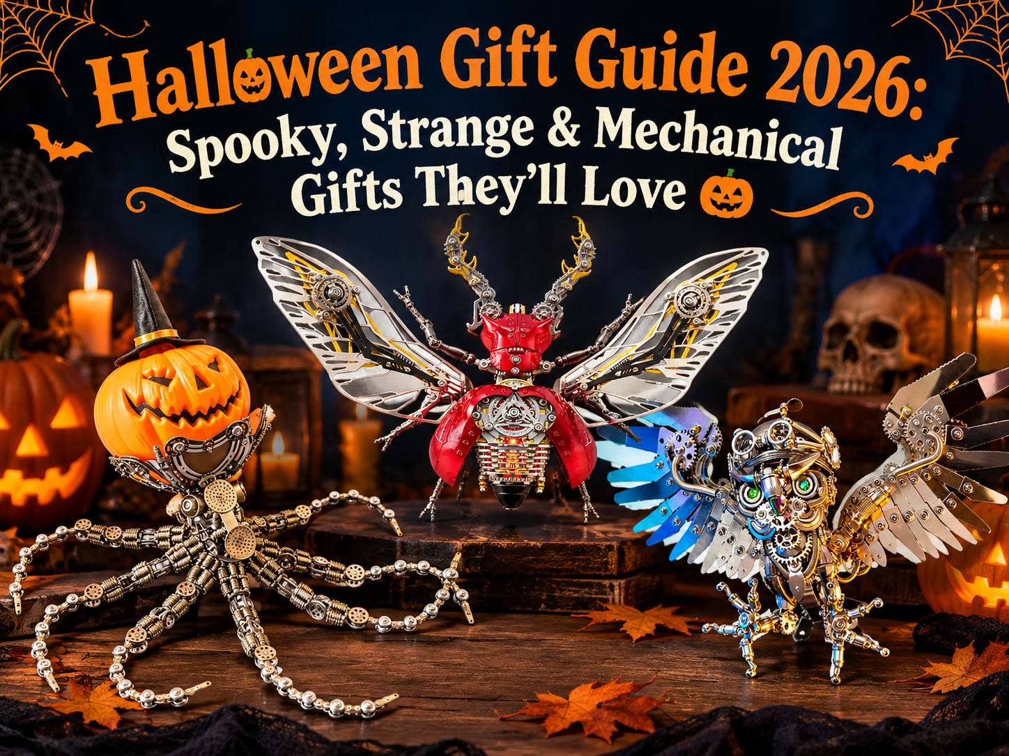 Halloween Gift Guide 2026: Spooky, Strange & Mechanical Gifts They’ll Love 🎃