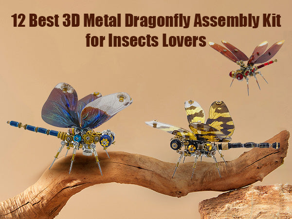 12 Best 3D Metal Dragonfly Assembly Kit for Insects Lovers