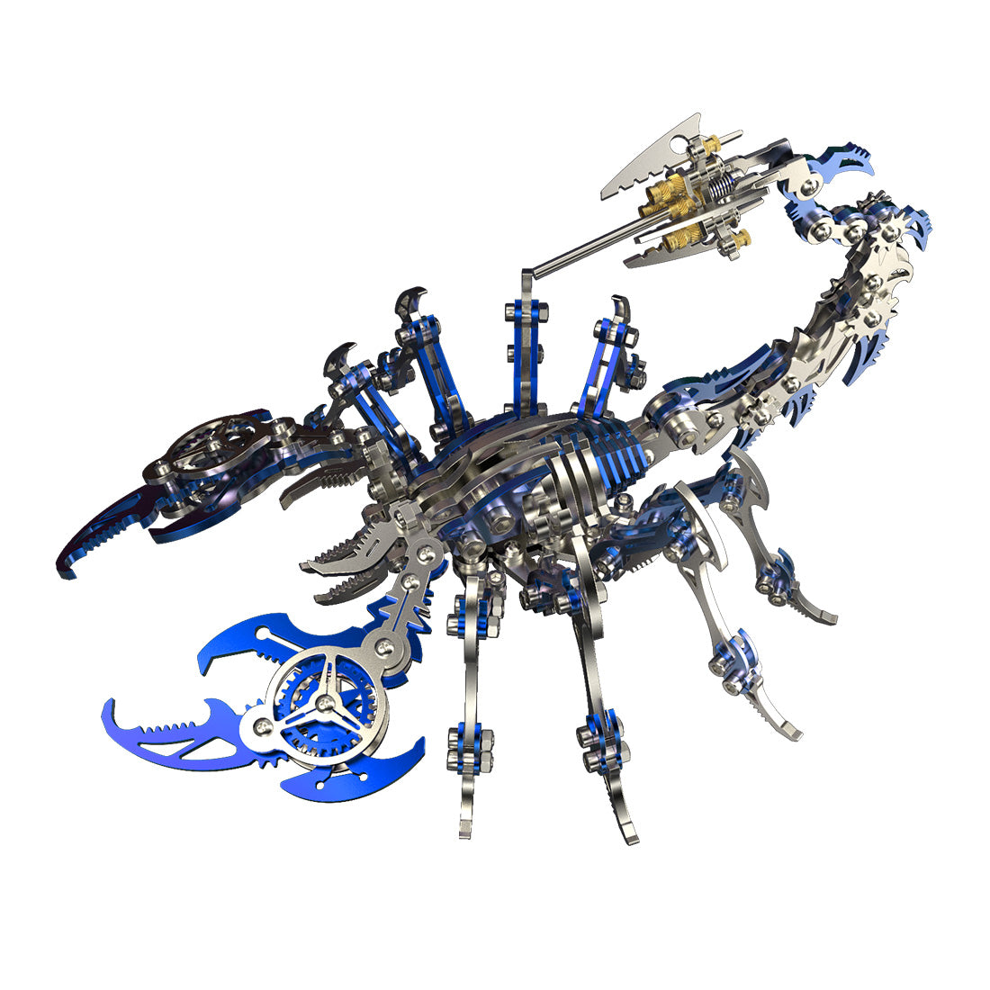 Red 3D Metal Puzzle Scorpion DIY Model Kit for Adults, IN Stock