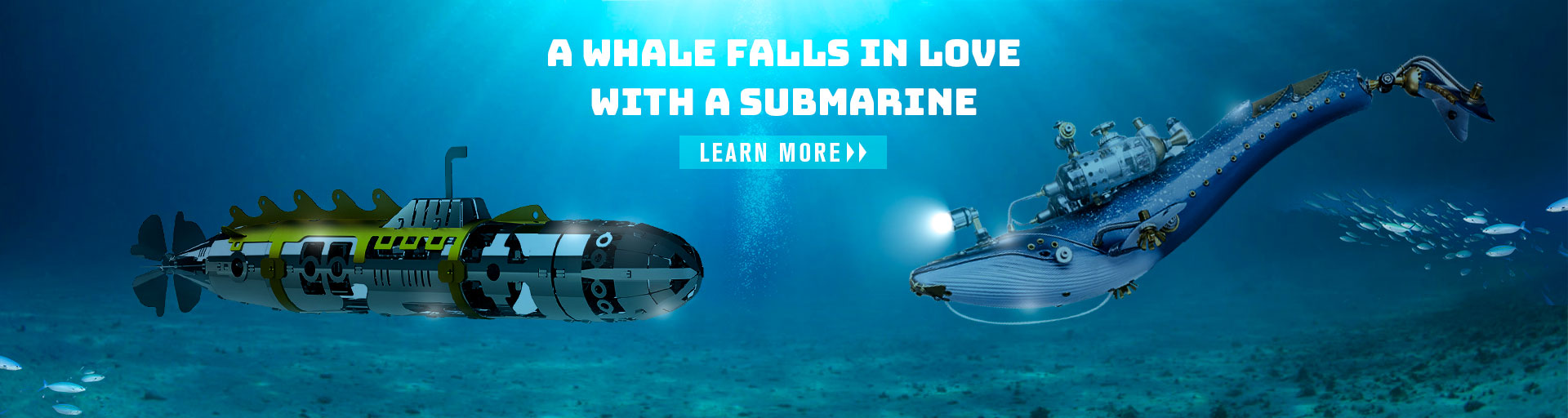 A Whale Falls in Love with A Submarine