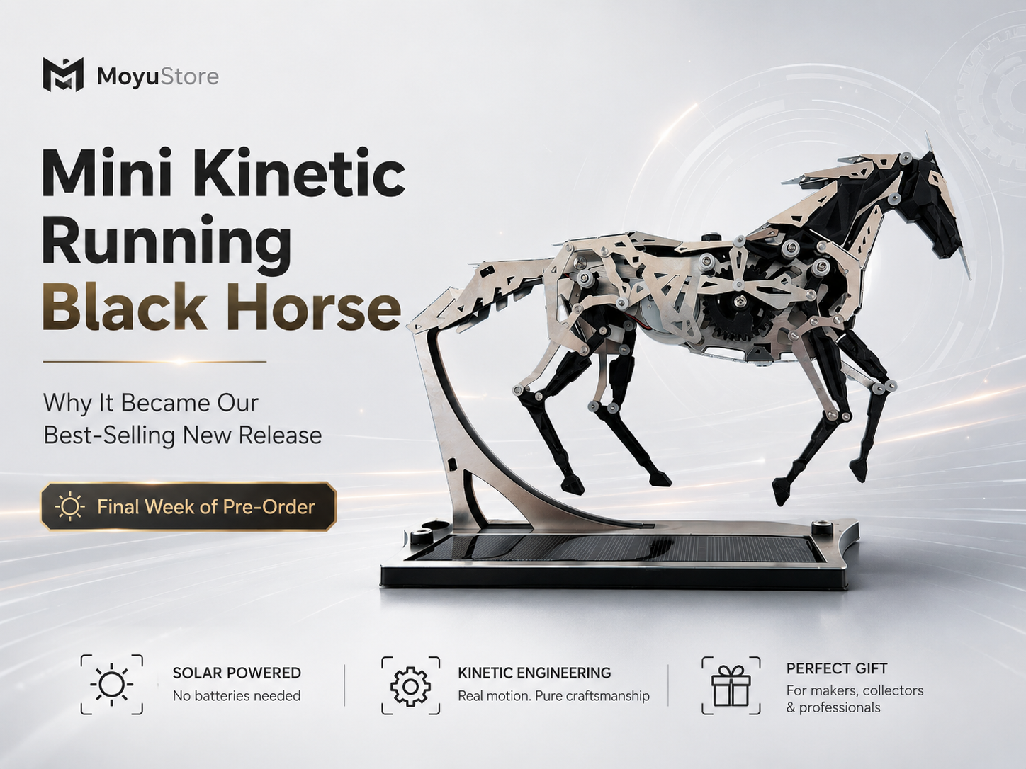 Why Thousands of Collectors Love This Solar-Powered Mechanical Horse Model
