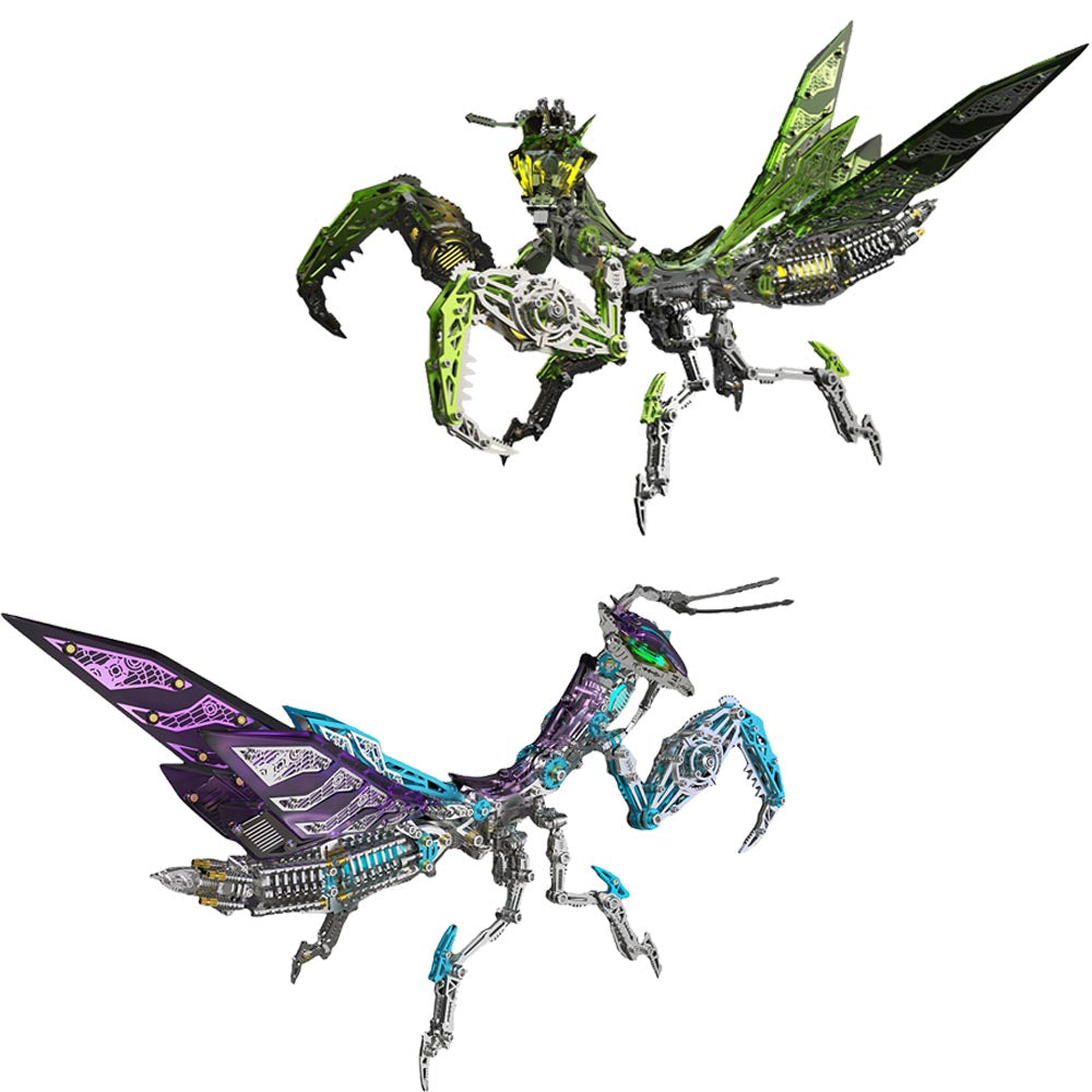 Mechanical Punk Mantis 3D Metal Model Kits DIY 1000+PCS