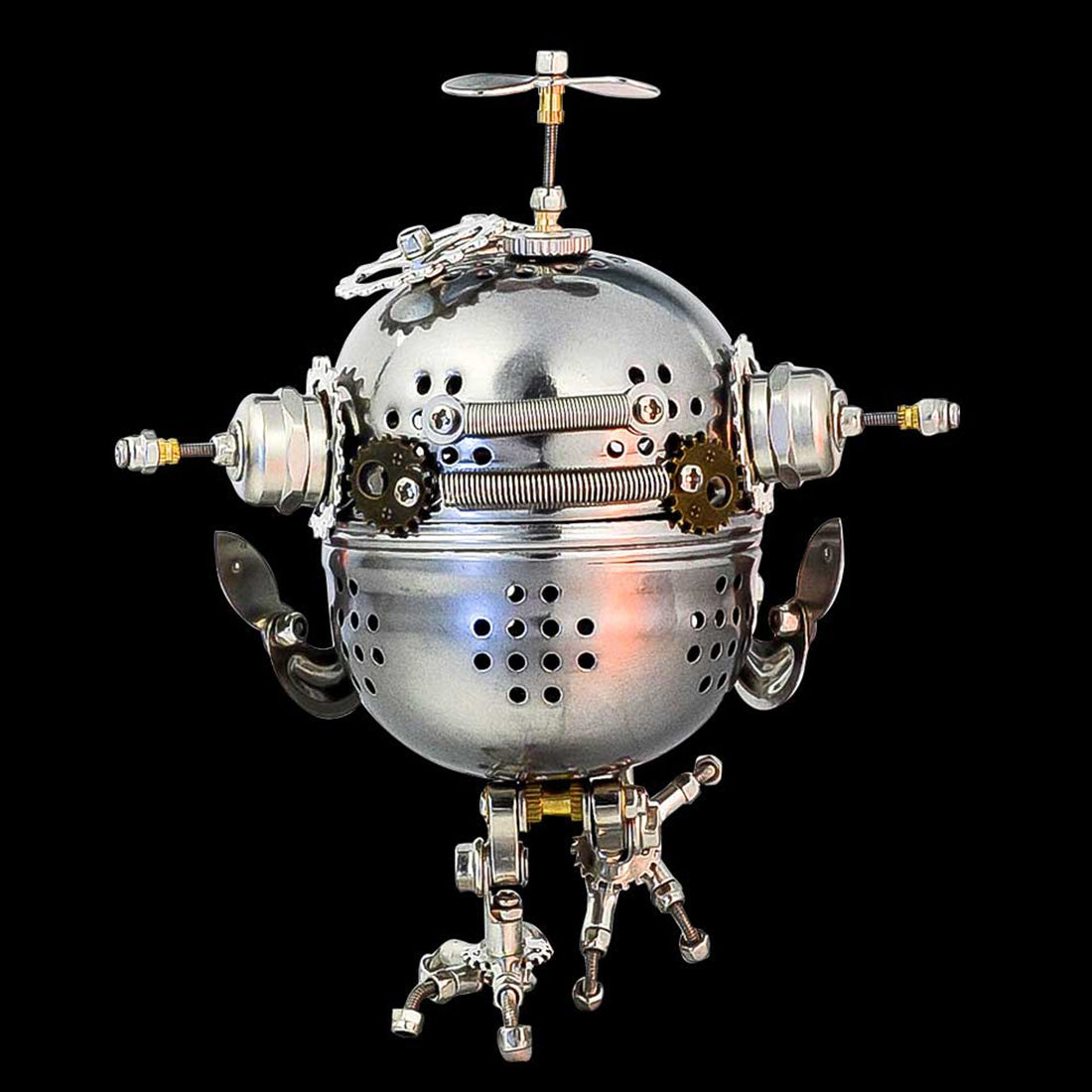 3d-diy-steampunk-mechanical-owl-egg-metal-puzzle-assembly-model-kits-110pcs