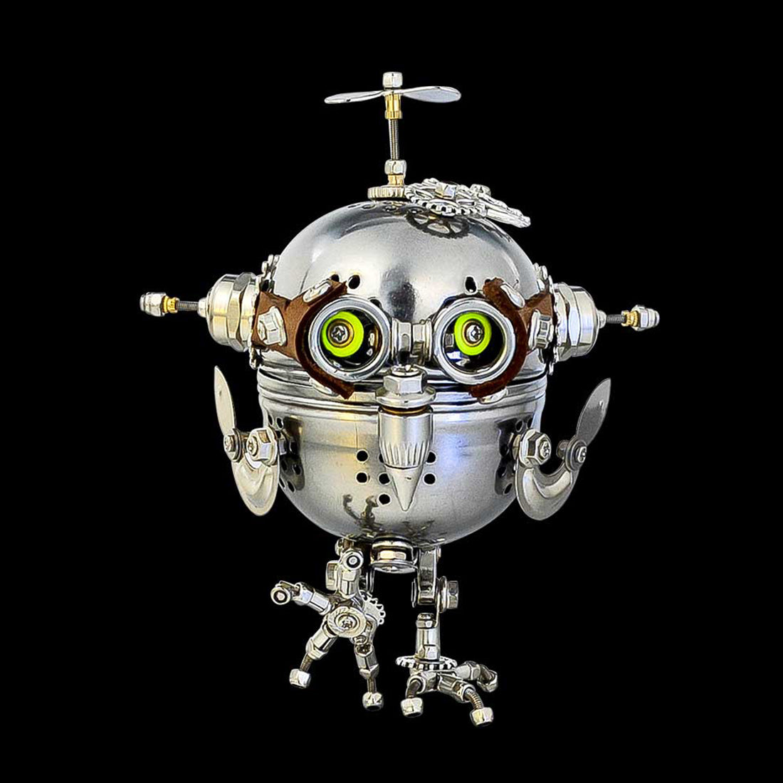 3d-diy-steampunk-mechanical-owl-egg-metal-puzzle-assembly-model-kits-110pcs