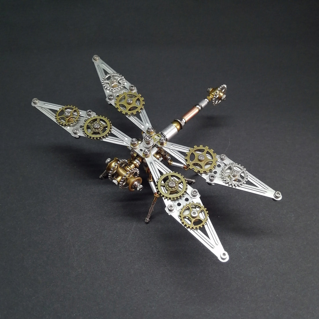 3D Metal Puzzle Dragonfly Punk Insect Assembly Model 200+PCS