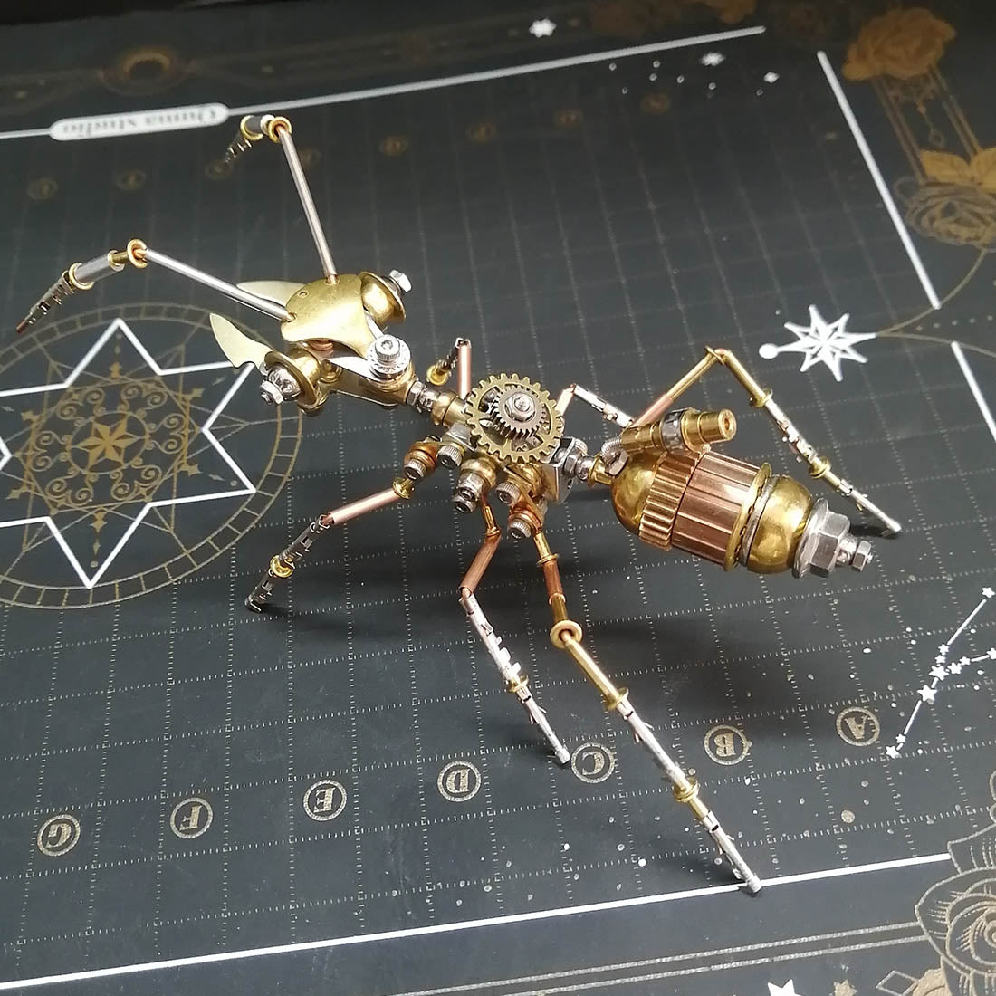3D Metal Puzzle Ant Steampunk Insect DIY Assembly Model 150+PCS | Moyustore