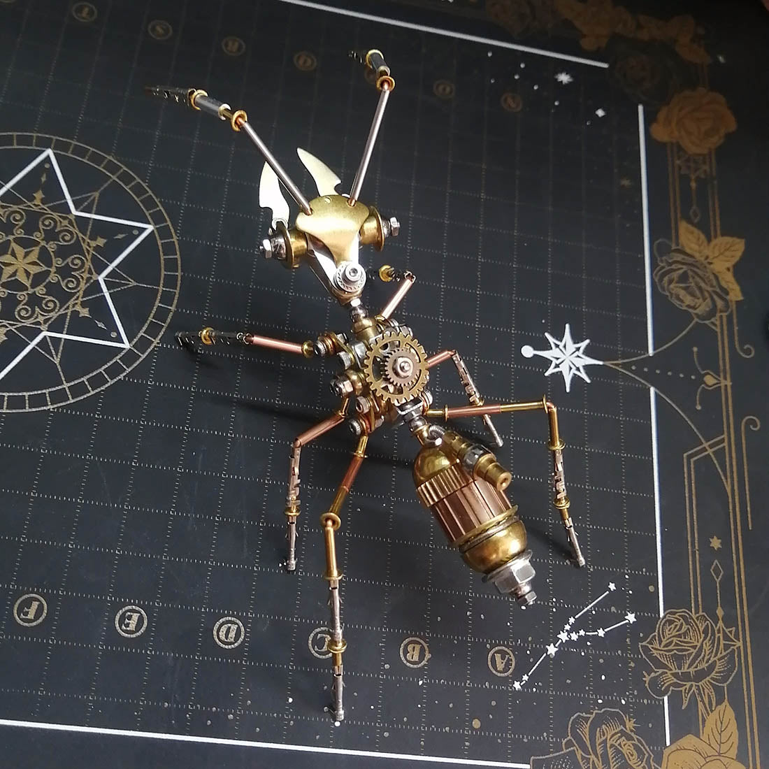 3D Metal Puzzle Ant Steampunk Insect DIY Assembly Model 150+PCS | Moyustore