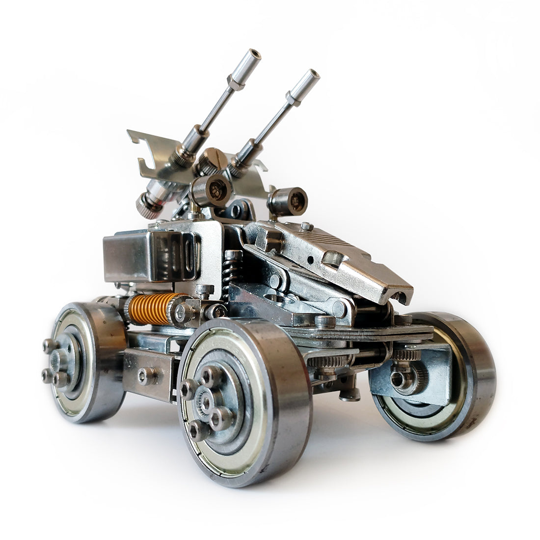 3D Metal Puzzle Mechanical Combat Vehicle Punk Assembly Model 400+PCS