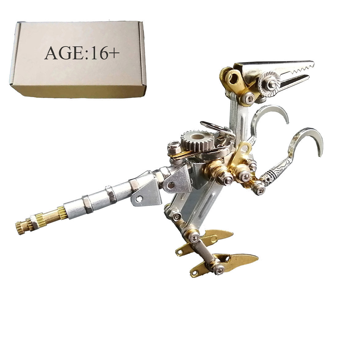 3D Metal Puzzle Therizinosaurus Mechanical Assembly Model 100+PCS | Moyustore 3D Metal Puzzle Therizinosaurus Mechanical Assembly Model 100+PCS | Moyustore