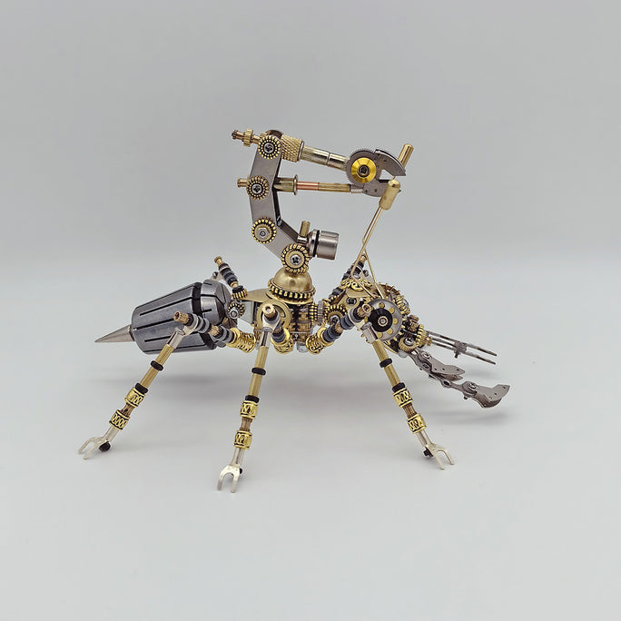 3D Metal Puzzle Worker Ant Steampunk Insect DIY Assembly Model 400+PCS