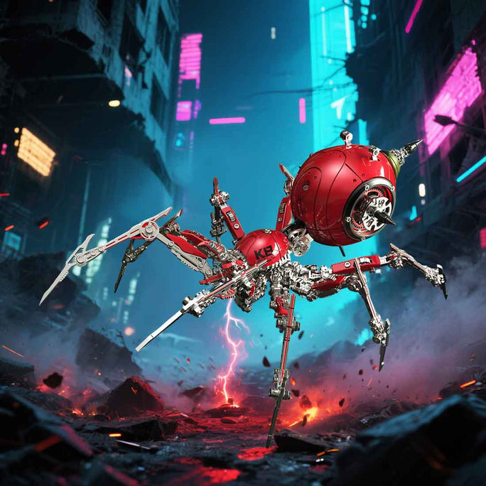 3D Steampunk Mechanical War Spider Tarantula Spider Model Building Kits for Adults