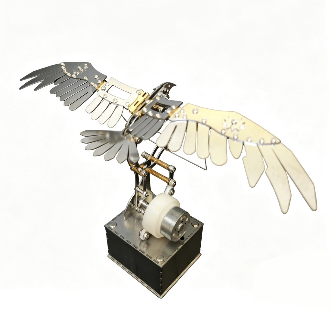 Mechanical Eagle 3D Metal Model Kit Steampunk Kinetic Bird Sculpture