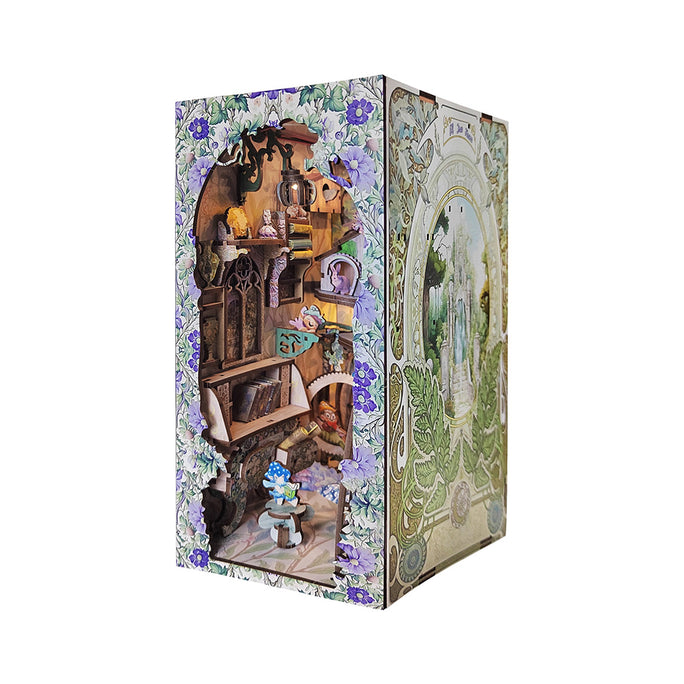 Gothic William Castle DIY Book Nook with LED Light Music Box Kits