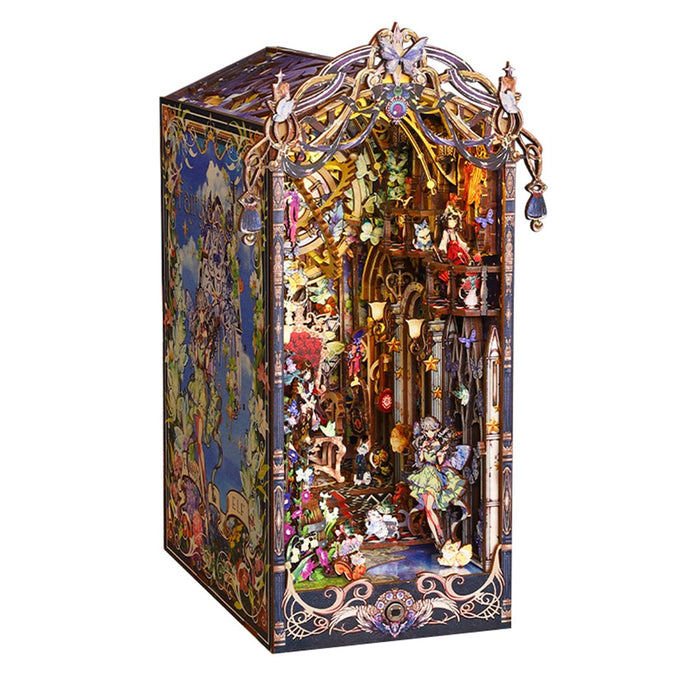 Gothic William Castle DIY Book Nook with LED Light Music Box Kits