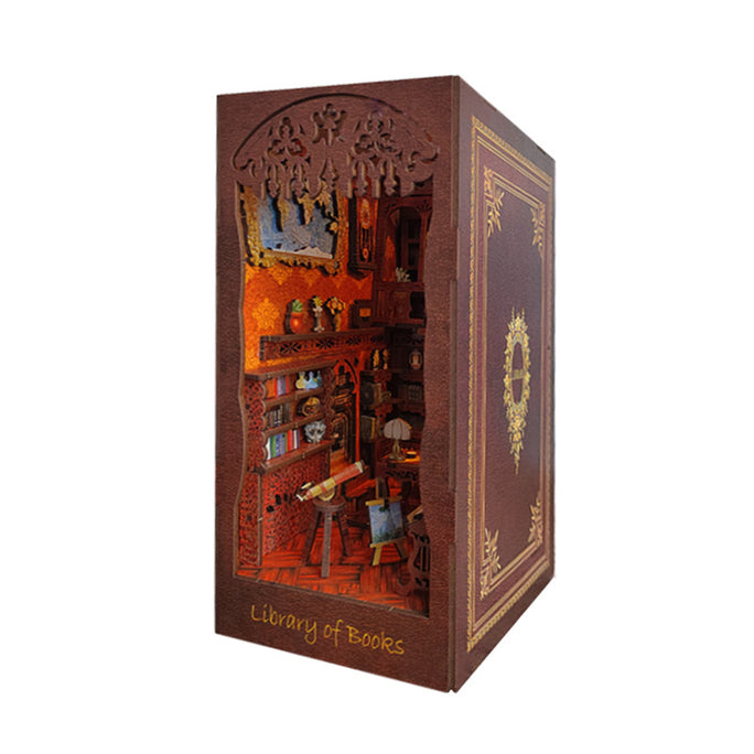 Gothic William Castle DIY Book Nook with LED Light Music Box Kits