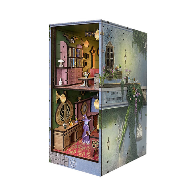 Gothic William Castle DIY Book Nook with LED Light Music Box Kits