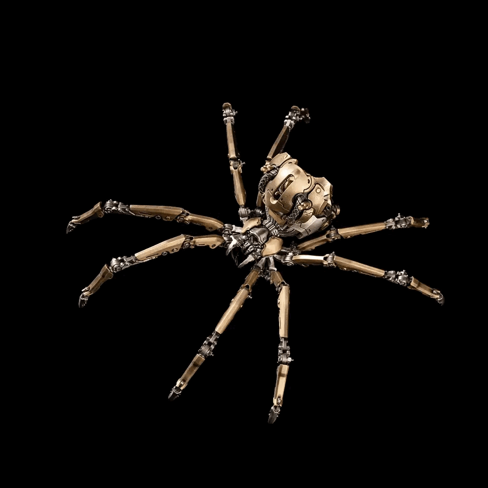 Mechanical Widow Spider Model with Movable Joints High-end Gift for Him