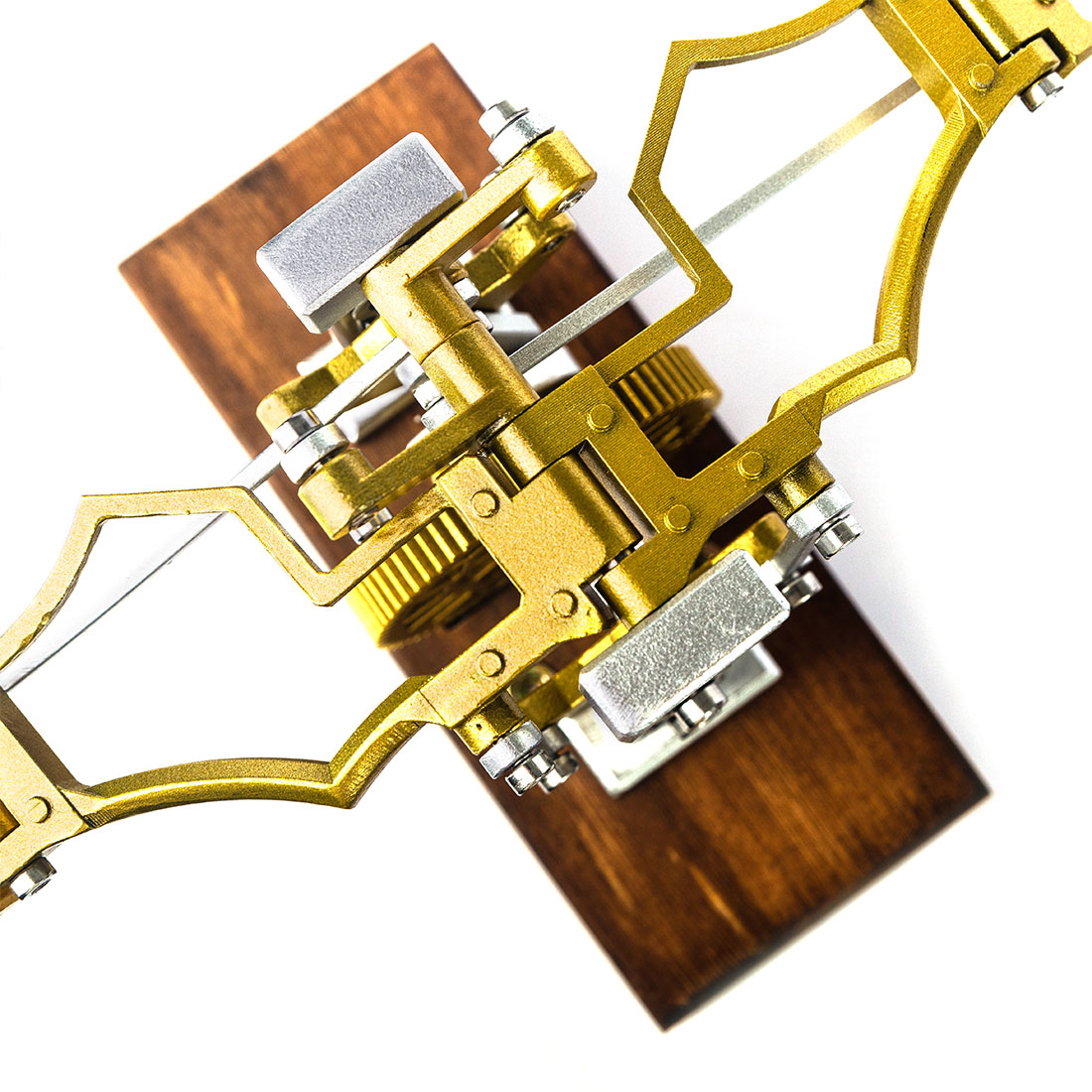 Mechanical Flapping Wings 3D DIY Mechanical Metal Assembly Model Dynamic Version Black Creative Trendy Display