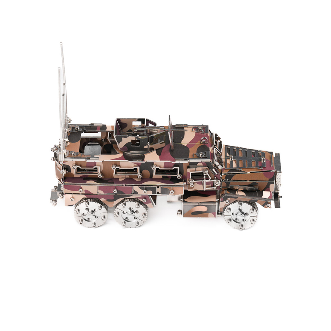 Military Armored Vehicle 3D DIY Mechanical Punk Metal Model Kit 200+ PCS Creative Trendy Display