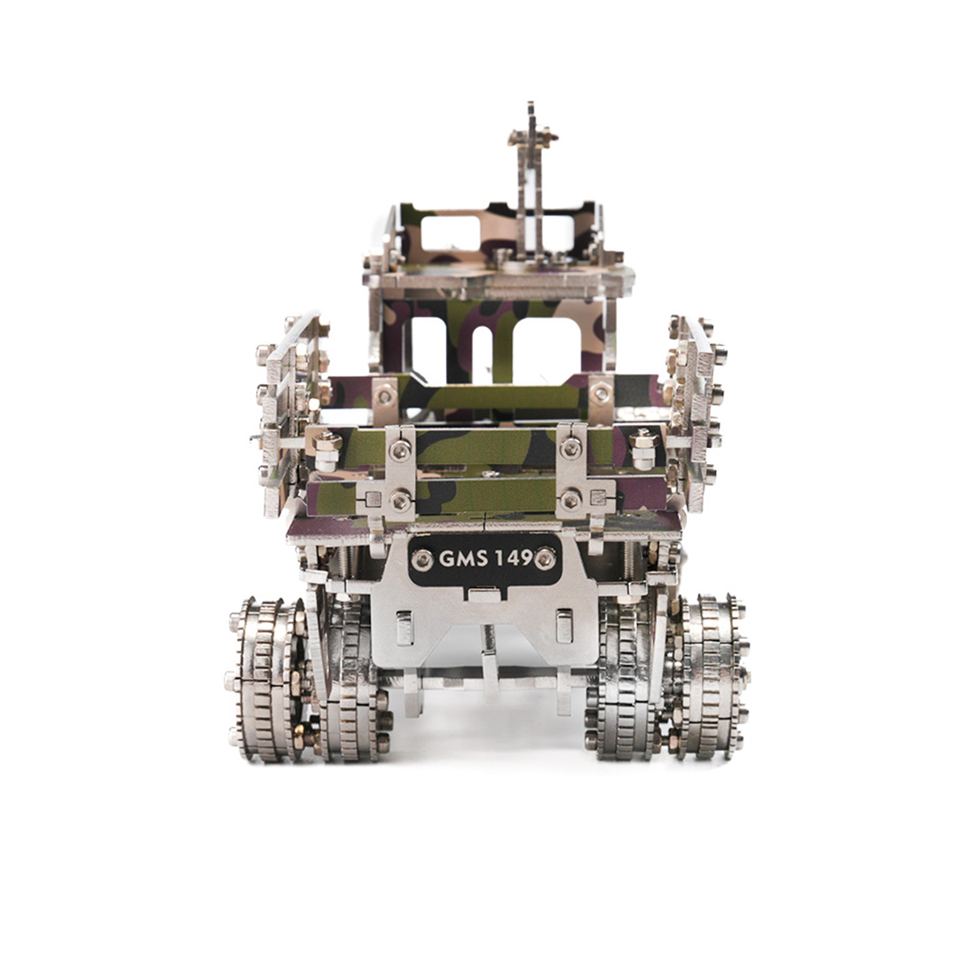 Military Transport Vehicle 3D DIY Mechanical Punk Metal Model Kit 150+ PCS Creative Trendy Display