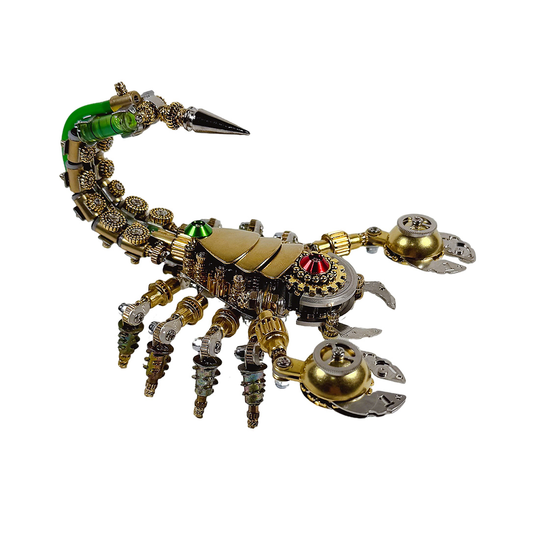 3D Steampunk Metal Mechanical War Scorpion Model Kit 450+ PCS Creative Mechanical Display Build Kit