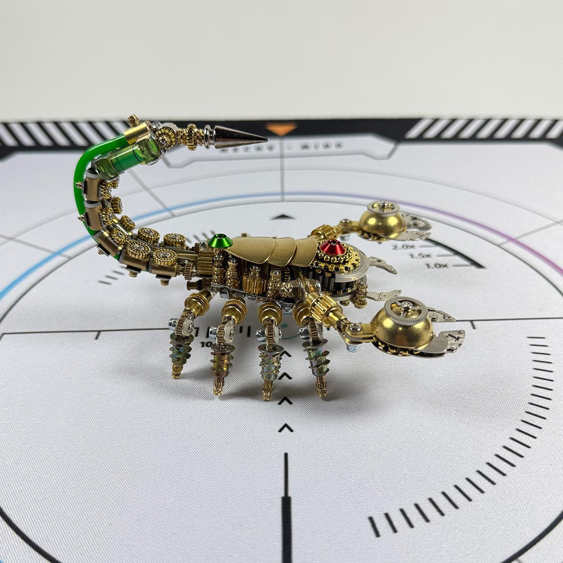 3D Steampunk Metal Mechanical War Scorpion Model Kit 450+ PCS Creative Mechanical Display Build Kit