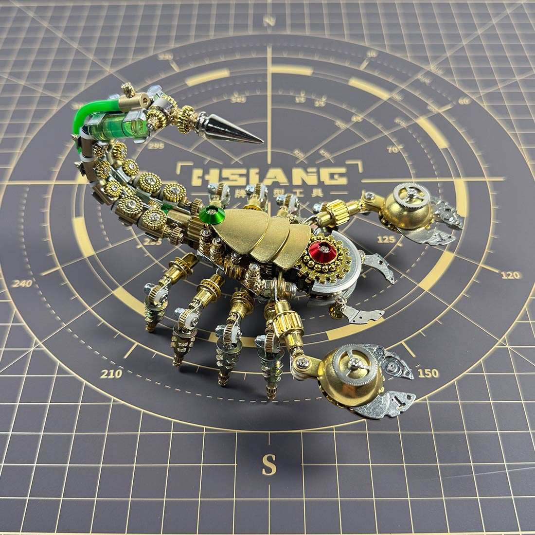 3D Steampunk Metal Mechanical War Scorpion Model Kit 450+ PCS Creative Mechanical Display Build Kit