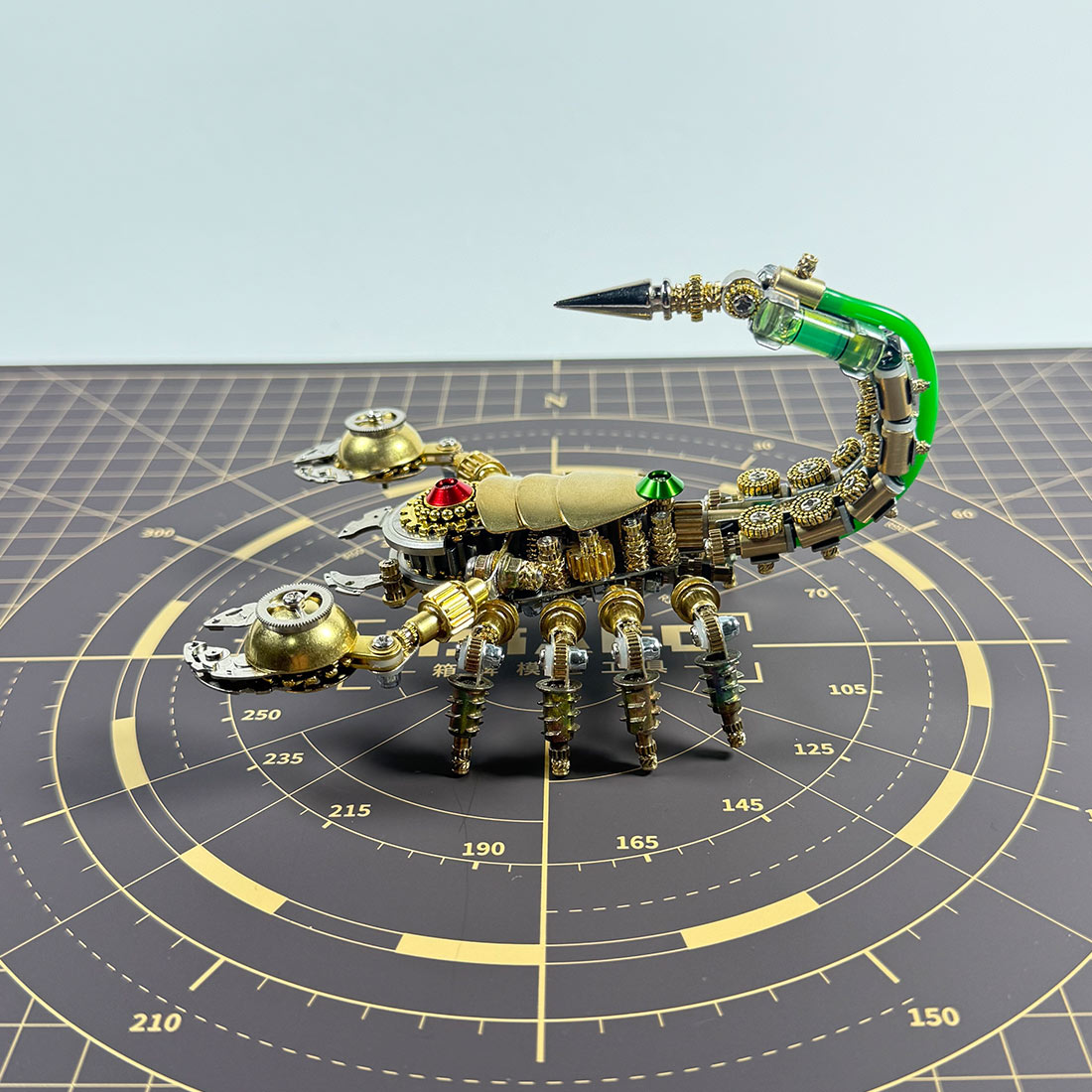 3D Steampunk Metal Mechanical War Scorpion Model Kit 450+ PCS Creative Mechanical Display Build Kit