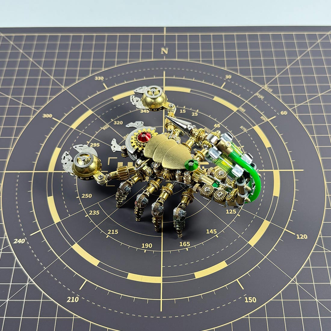 3D Steampunk Metal Mechanical War Scorpion Model Kit 450+ PCS Creative Mechanical Display Build Kit