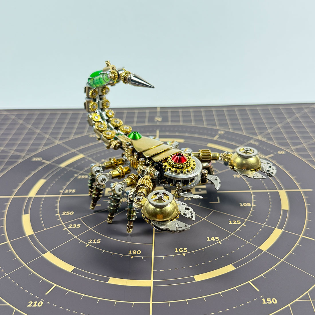 3D Steampunk Metal Mechanical War Scorpion Model Kit 450+ PCS Creative Mechanical Display Build Kit