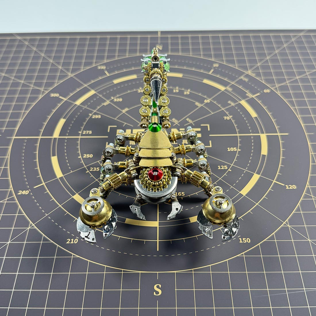 3D Steampunk Metal Mechanical War Scorpion Model Kit 450+ PCS Creative Mechanical Display Build Kit