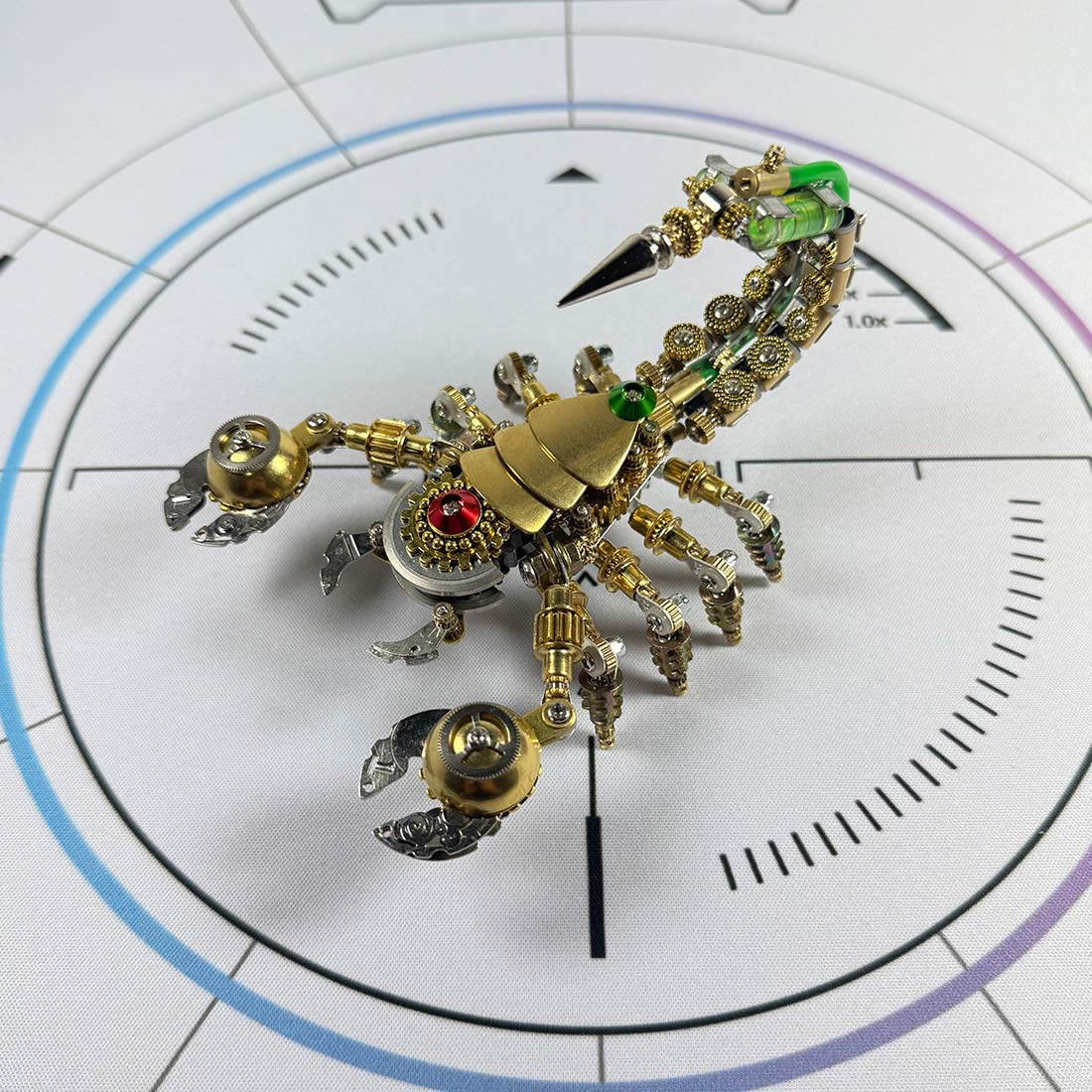 3D Steampunk Metal Mechanical War Scorpion Model Kit 450+ PCS Creative Mechanical Display Build Kit