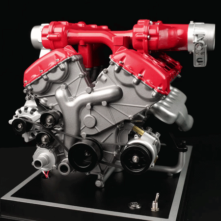 TECHING DM108 Metal V12 Engine Model Kits Build Your Own V12 Supercar Engine That Really Runs 800+PCS
