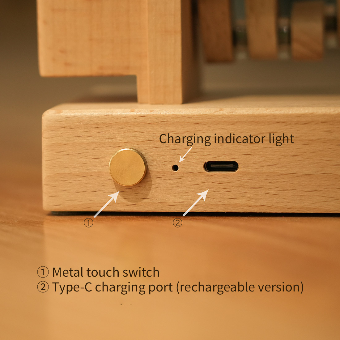 Wooden Whale Kinetic Sculpture Handmade Dynamic Marine Animal Model Desktop Relaxation Decor Non Music Box