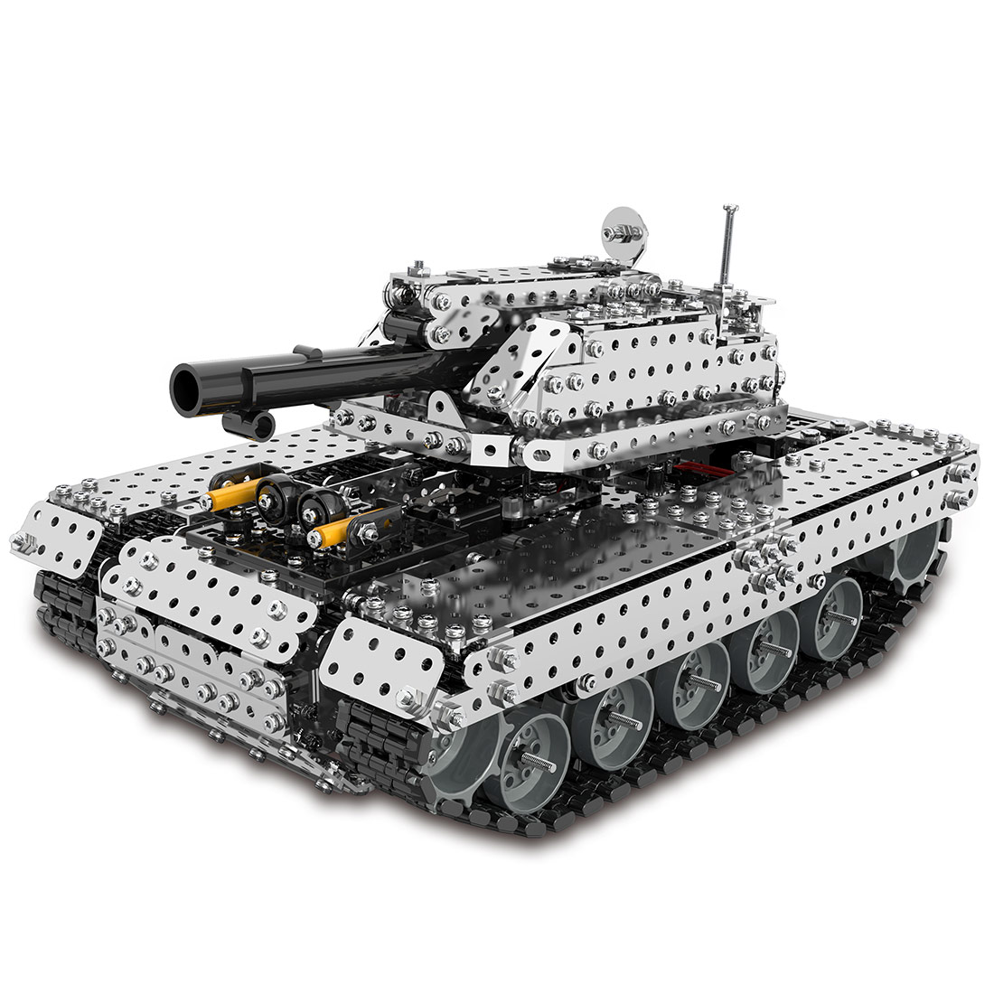 RC Metal Tank 3D Metal Model Kit for Adults 1715 PCS Difficult Puzzle