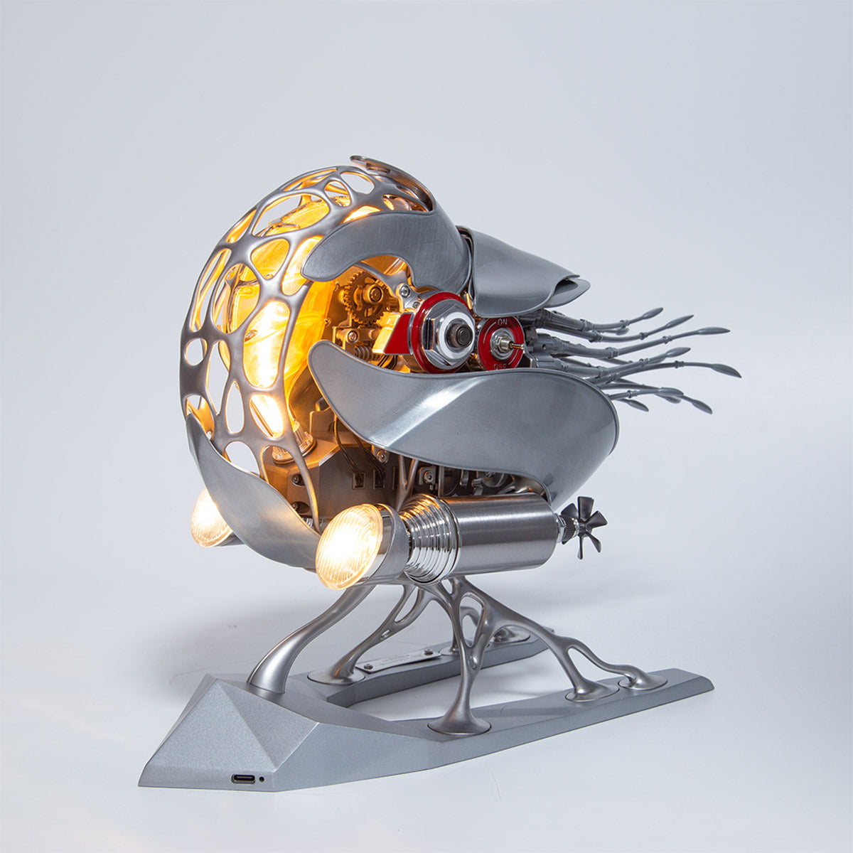 Build Your Own Working Nautilus Kits Kinetic Mechanical High-End 3D Metal DIY Sculpture with Light Pre-order