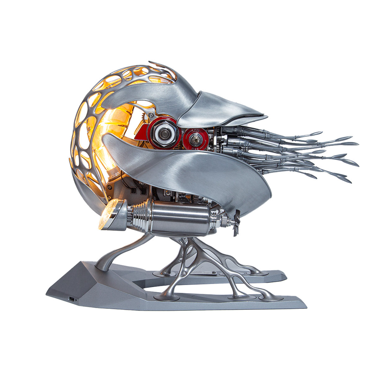 Build Your Own Working Nautilus Kits Kinetic Mechanical High-End 3D Metal DIY Sculpture with Light Pre-order
