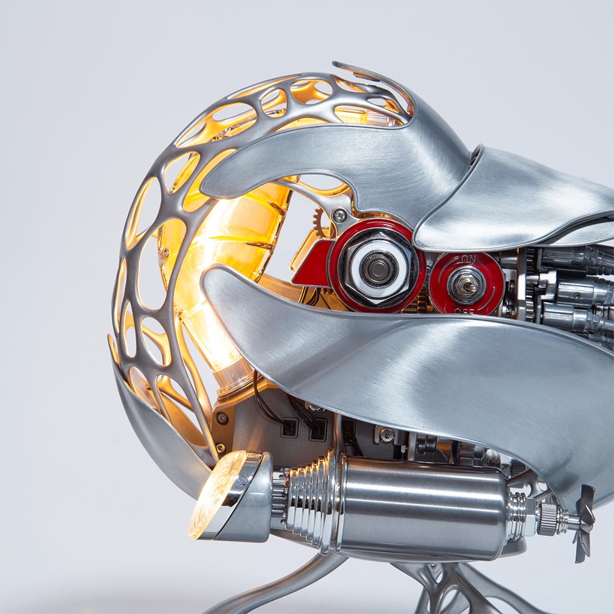 Build Your Own Working Nautilus Kits Kinetic Mechanical High-End 3D Metal DIY Sculpture with Light Pre-order