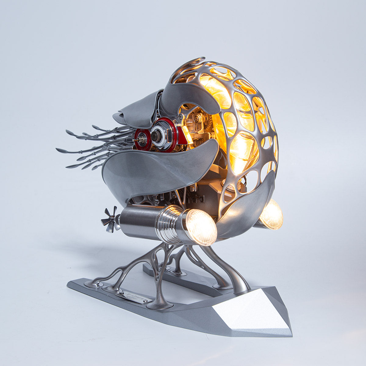 Build Your Own Working Nautilus Kits Kinetic Mechanical High-End 3D Metal DIY Sculpture with Light Pre-order