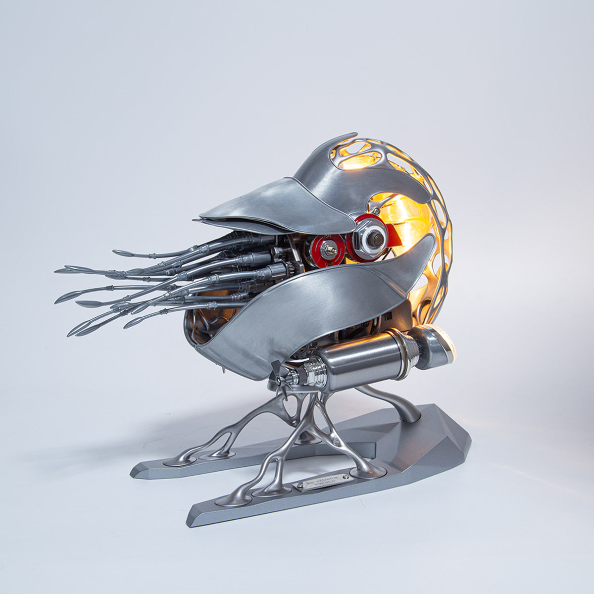 Build Your Own Working Nautilus Kits Kinetic Mechanical High-End 3D Metal DIY Sculpture with Light Pre-order
