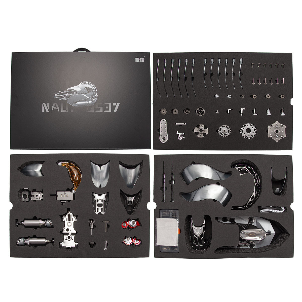 Build Your Own Working Nautilus Kits Kinetic Mechanical High-End 3D Metal DIY Sculpture with Light Pre-order