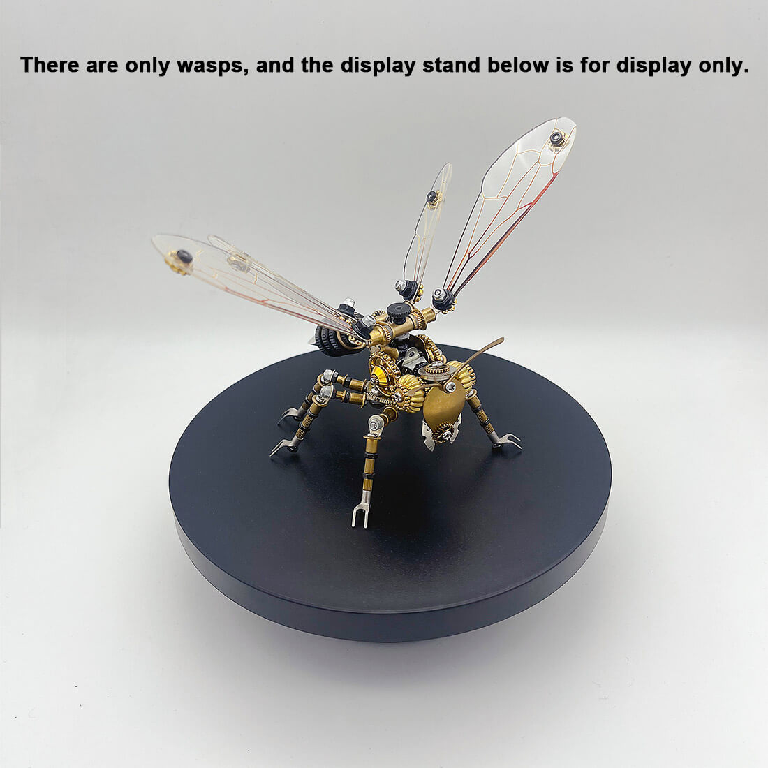 Steampunk Mechanical Wasp 3D DIY Metal Puzzle Model Kit Assembly (300P