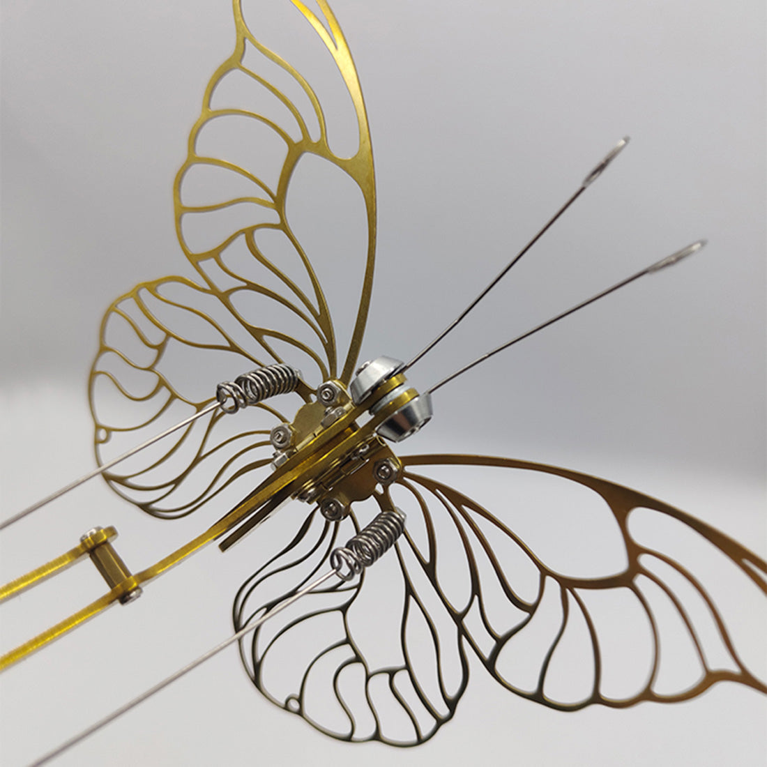 Golden Mechanical Butterfly Metal Model Kits