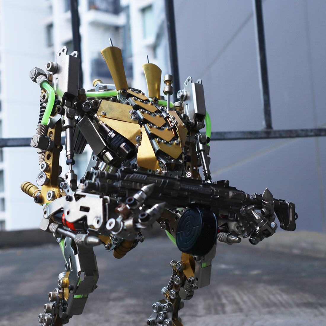 Iconic Led Mech Lobster Shrimp Heavy Mech Robot 3D Metal Puzzle LED with Movable Joint