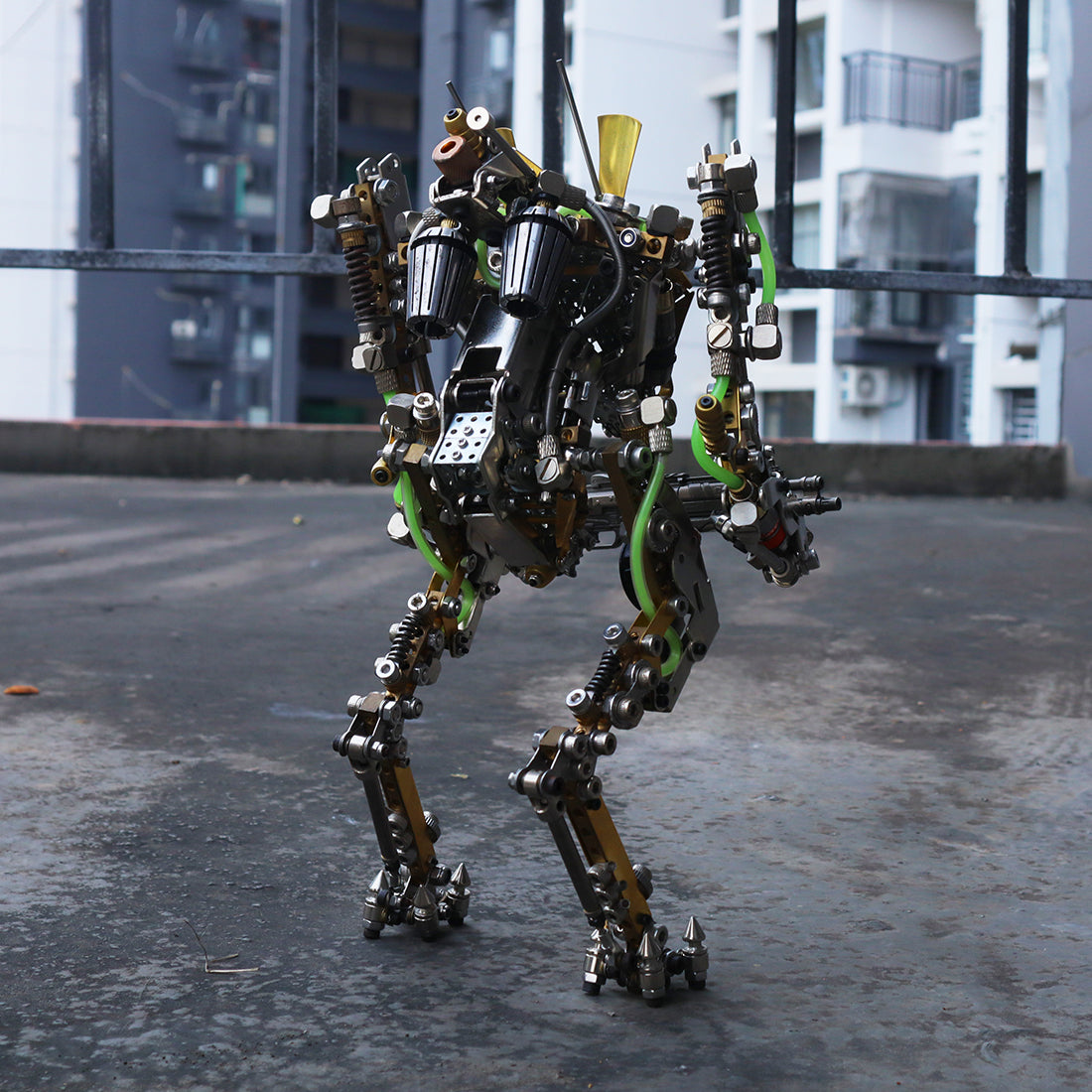 Iconic Led Mech Lobster Shrimp Heavy Mech Robot 3D Metal Puzzle LED with Movable Joint