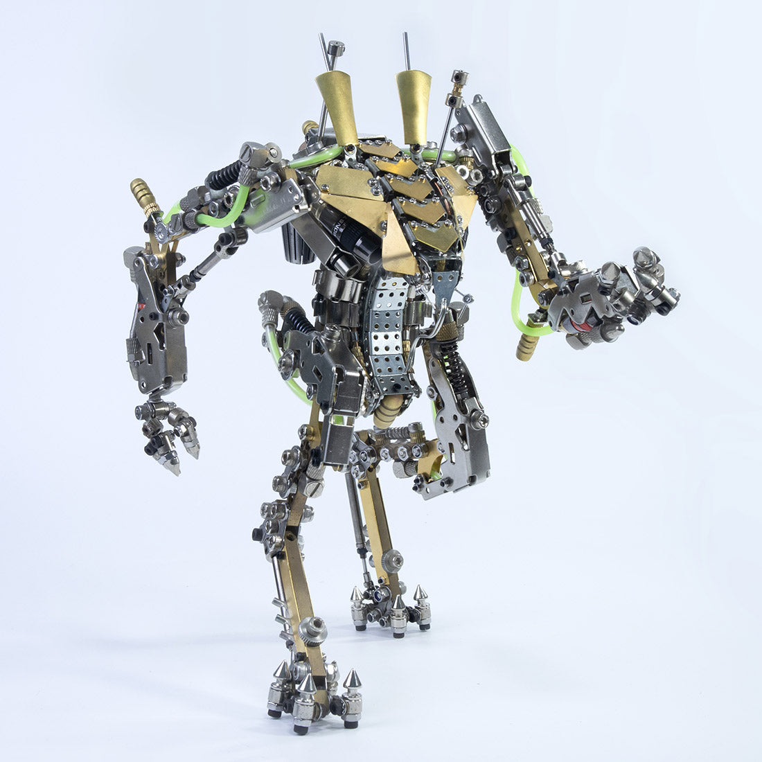 Crick Led Mech Lobster Shrimp Heavy Mech Robot 3D Metal Puzzle LED with Movable Joint