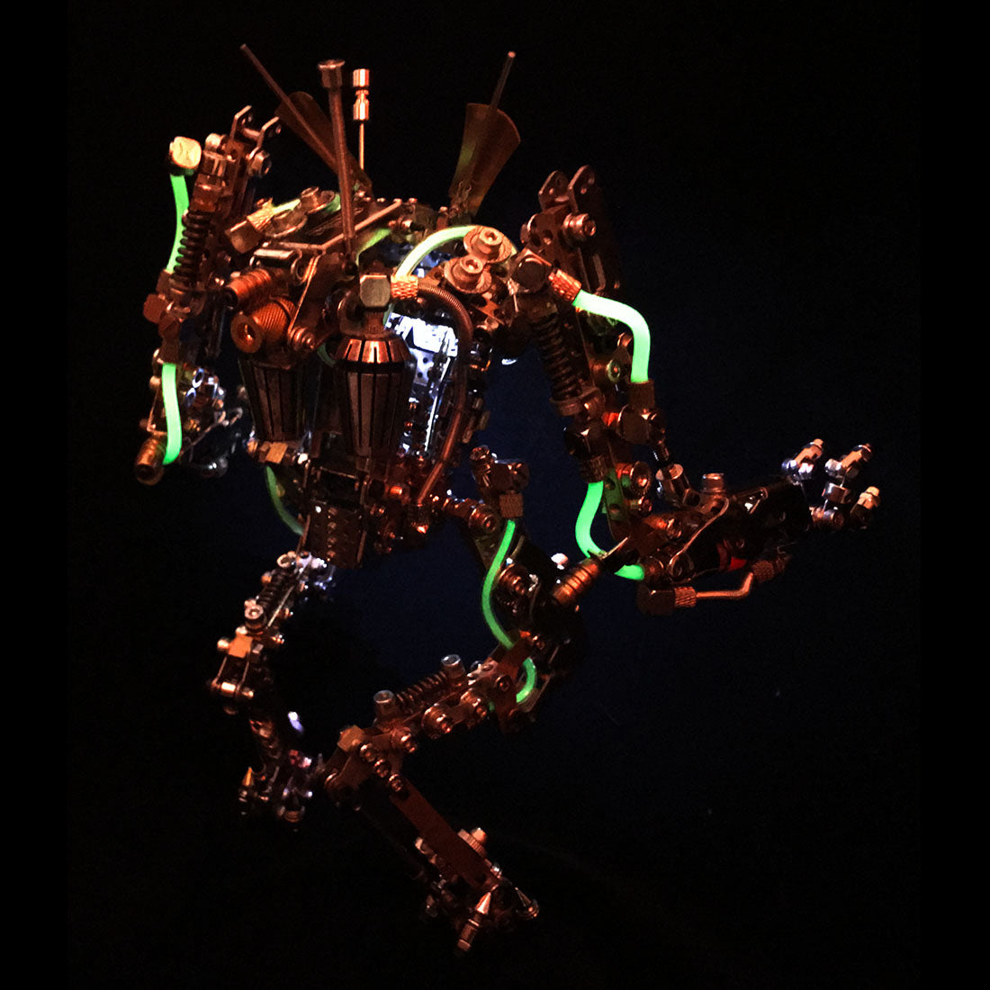 Iconic Led Mech Lobster Shrimp Heavy Mech Robot 3D Metal Puzzle LED with Movable Joint