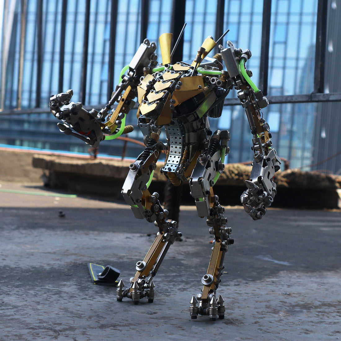 Iconic Led Mech Lobster Shrimp Heavy Mech Robot 3D Metal Puzzle LED with Movable Joint