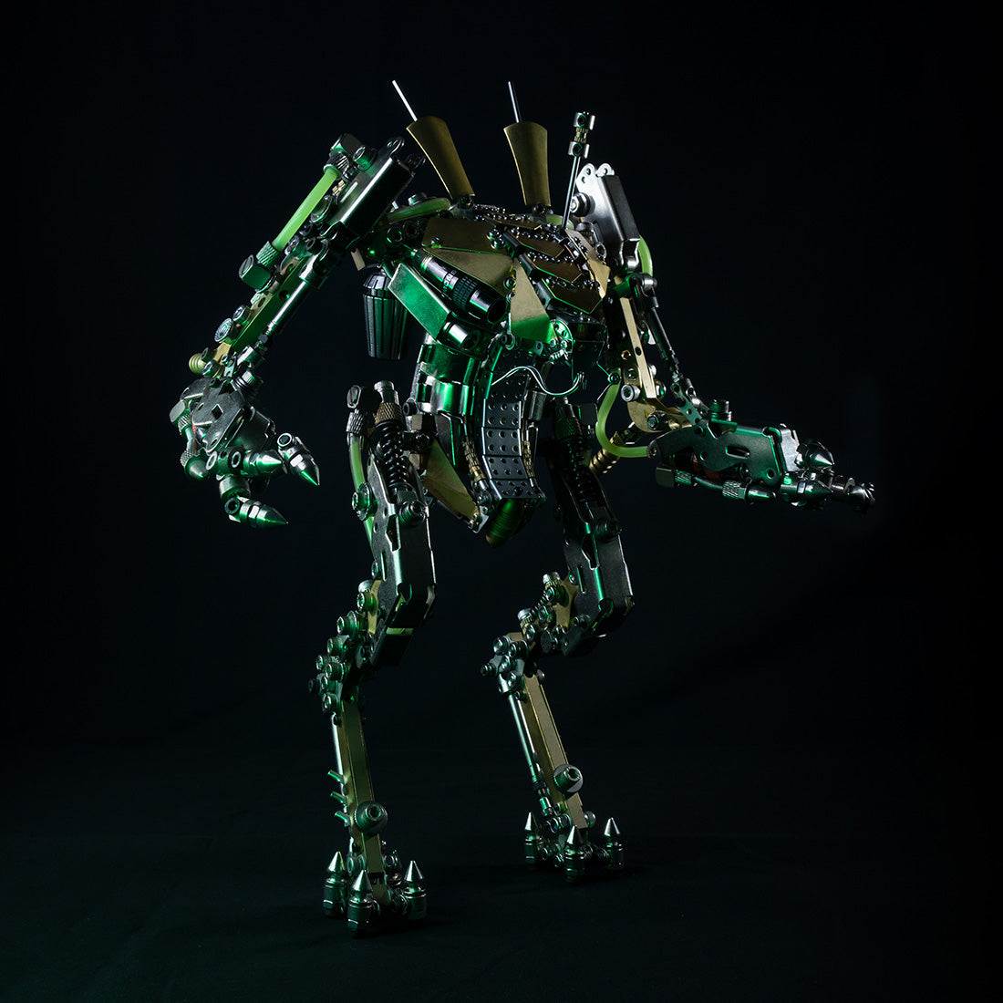 Iconic Led Mech Lobster Shrimp Heavy Mech Robot 3D Metal Puzzle LED with Movable Joint