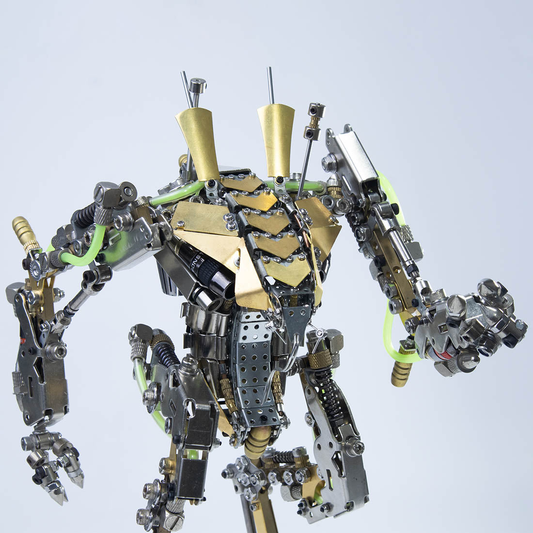 Iconic Led Mech Lobster Shrimp Heavy Mech Robot 3D Metal Puzzle LED with Movable Joint